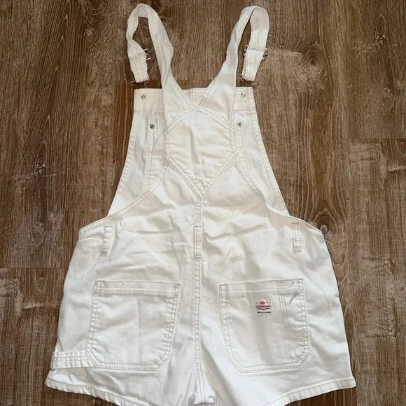 UNIONBAY White Denim Overalls - Picture 2 of 5
